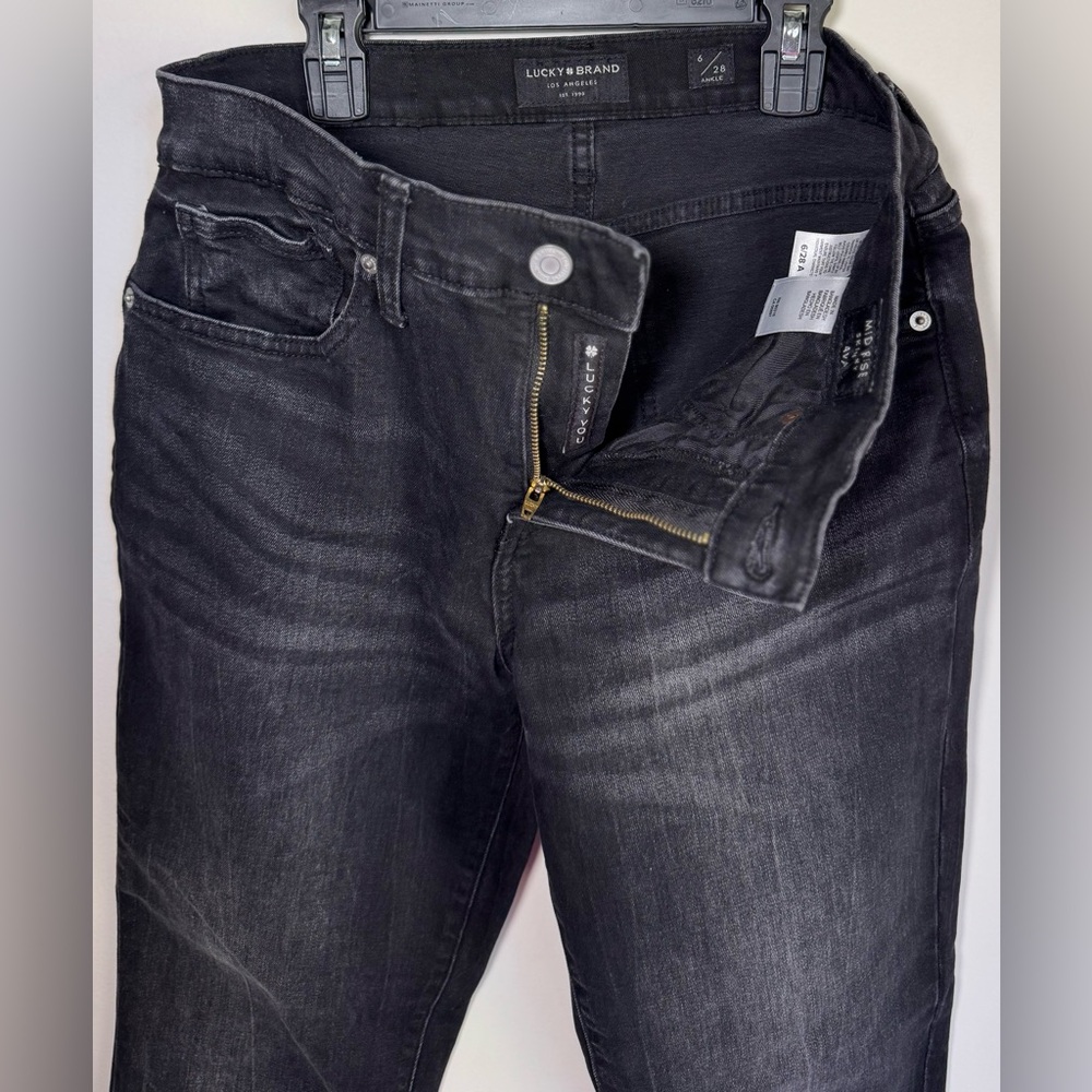 Lucky Brand Women’s Black Skinny Jeans Sz 6 - Picture 6 of 9